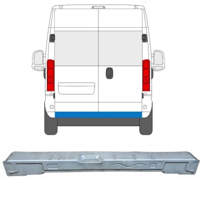 Galinė panelė už Opel Movano 2021-2026 16872