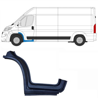 Slenkstis apatinė durų priekinių už Opel Movano 2021-2026 / Kairė 16413