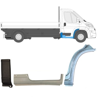 Remonto komplektas už Opel Movano 2021-2026 / Dešinė 17006