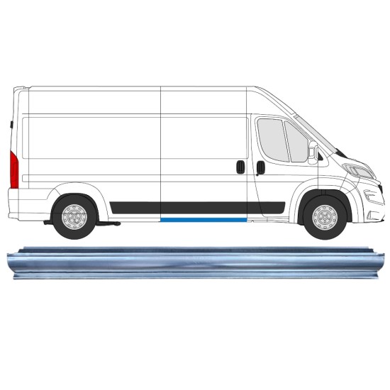Slenkstis apatinė durų slankiojančių