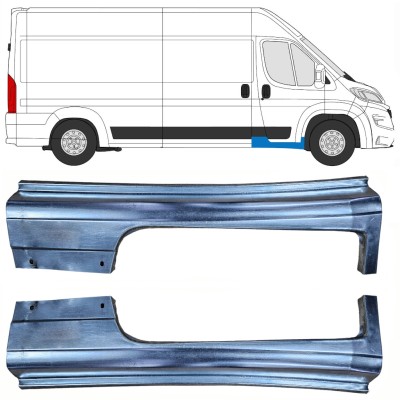 Slenkstis apatinė durų priekinių už Opel Movano 2021-2026 / Kairė + Dešinė 16421