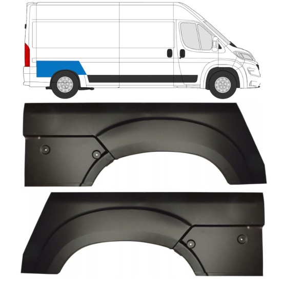 Galinė arka už Opel Movano 2021-2026 / Kairė + Dešinė 16443