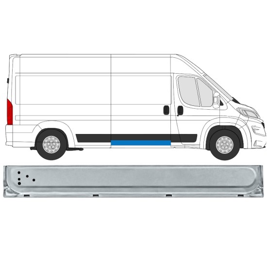 Stumdomų durų vidinė dalis už Opel Movano 2021-2026 / Dešinė 17045