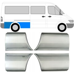 Galinė arka už Mercedes Sprinter 1995-2006 / Kairė + Dešinė / Rinkinys 9613