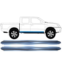 Slenkstis, apatinė už Nissan Navara D22 1998-2005 / Kairė + Dešinė / Rinkinys 16287