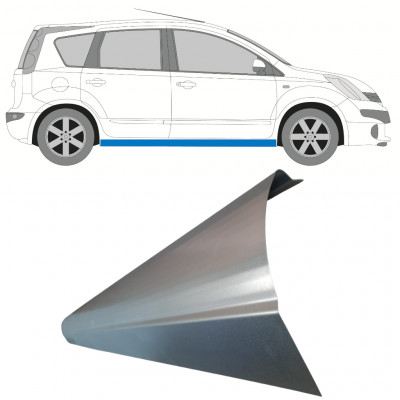 Slenkstis, apatinė už Nissan Note 2006-2013 / Kairė = Dešinė (simetriška) 11484