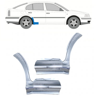 Slenkstis, apatinė už Skoda Octavia 1996-2010 / Rinkinys 12515