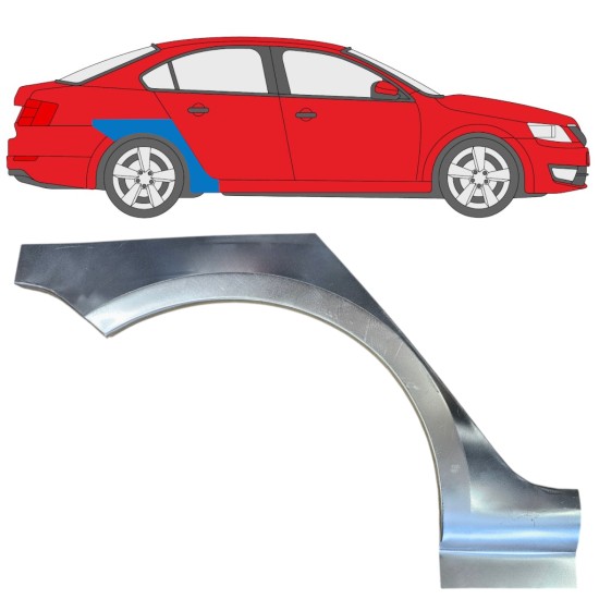 Galinė arka už Skoda Octavia III 2013-2020 / Dešinė 15862