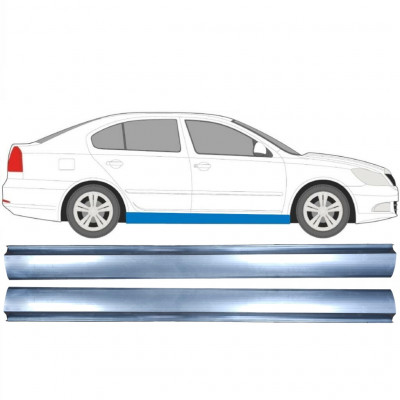 Slenkstis, apatinė už Skoda Octavia 2004-2013 / Rinkinys 11929