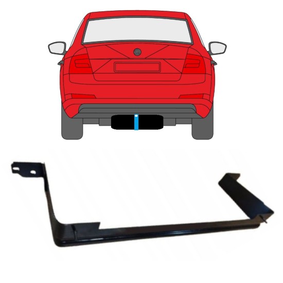 Kuro bako laikikliai už Skoda Octavia III 2013-2020 14957