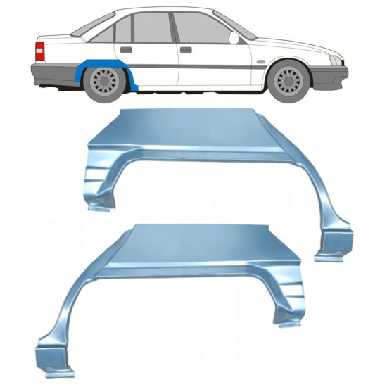 Galinė arka už Opel Omega A 1986-1993 / Kairė + Dešinė / Rinkinys 9803