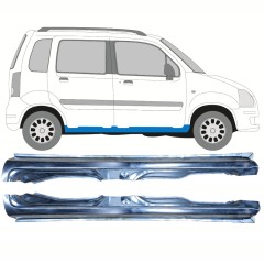 Visas slenkstis už Opel Agila 2001-2008 / Kairė + Dešinė / Rinkinys 10324
