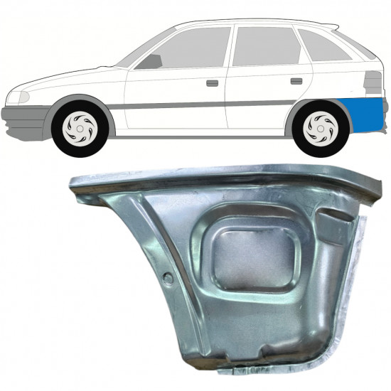 Galinis kampas už Opel Astra 1991-2002 / Kairė 11102