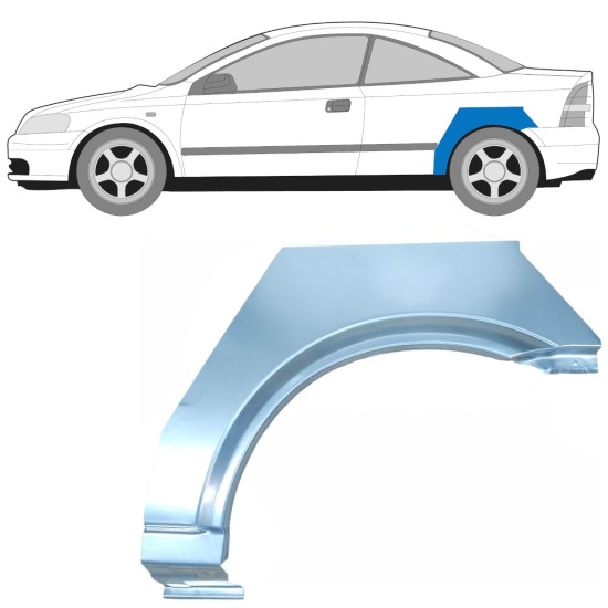 Galinė arka už Opel Astra G 1998-2009 / Kairė / COUPE 15960