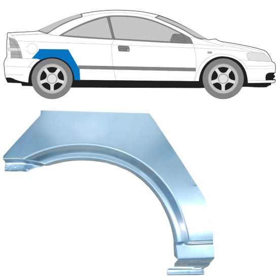 Galinė arka už Opel Astra G 1998-2009 / Dešinė / COUPE 15959