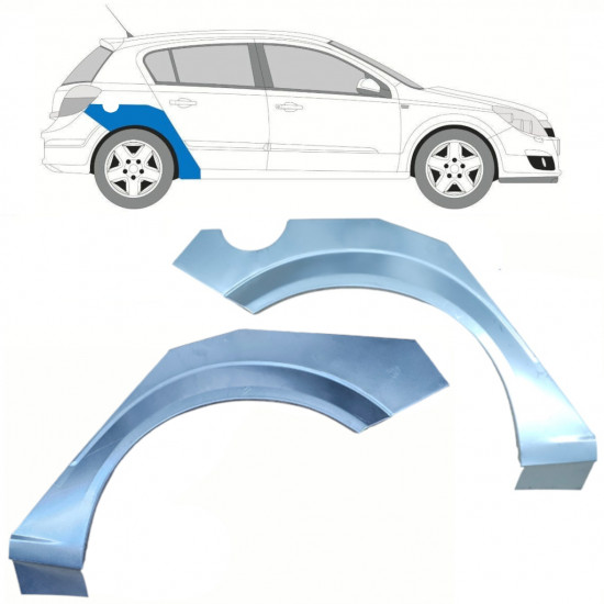 Galinė arka už Opel Astra 2003-2014 / Kairė + Dešinė / Rinkinys 10661