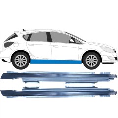 Visas slenkstis už Opel Astra J 2009-2015 / Kairė + Dešinė / Rinkinys 10566