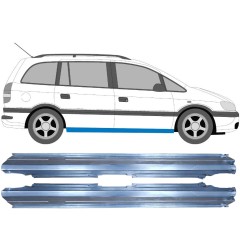 Visas slenkstis už Opel Zafira A 1999-2005 / Kairė + Dešinė / Rinkinys 9260