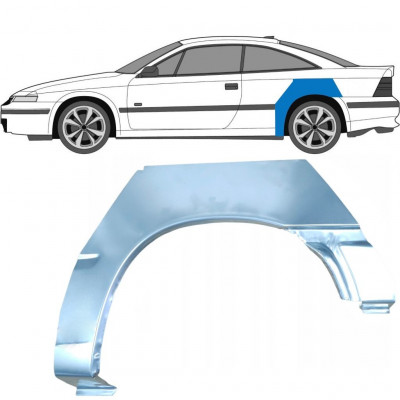 Galinė arka už Opel Calibra 1990-1997 / Kairė 6356