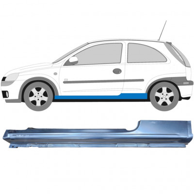 Slenkstis, apatinė už Opel Corsa 2000-2010 / Kairė 6878