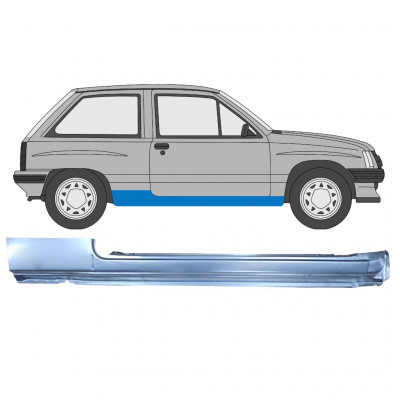 Visas slenkstis už Opel Corsa A 1982-1993  / Dešinė 7703