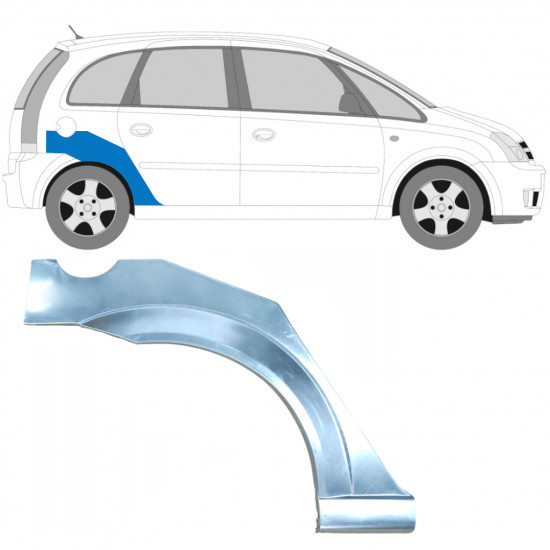 Galinė arka už Opel Meriva 2003-2010 / Dešinė 5829