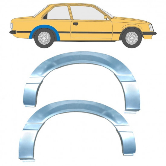 Galinė arka už Opel Rekord E 1977-1986 / Kairė + Dešinė / Rinkinys 11039