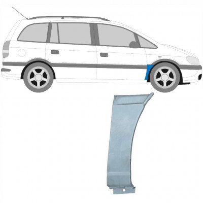 Sparno apatinė dalis už Opel Zafira 1999-2005 / Dešinė 6094