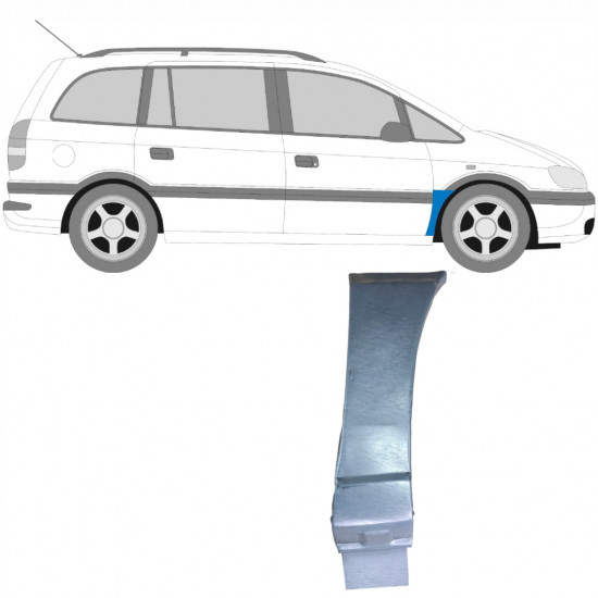 Sparno apatinė dalis už Opel Zafira 1999-2005 / Dešinė 6094