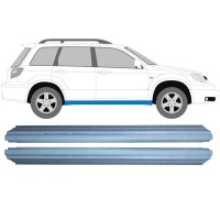 Slenkstis, apatinė už Mitsubishi Outlander 2003-2007 / Kairė + Dešinė / Rinkinys 16144