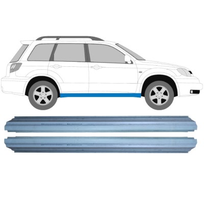 Slenkstis, apatinė už Mitsubishi Outlander 2003-2007 / Kairė + Dešinė / Rinkinys 16144