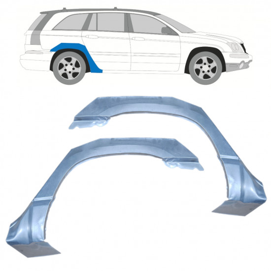 Galinė arka už Chrysler Pacifica 2003-2007 / Kairė + Dešinė / Rinkinys 9970