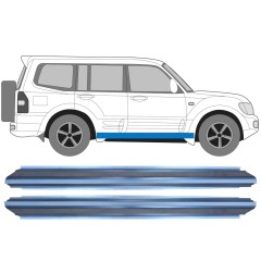 Slenkstis, apatinė už Mitsubishi Pajero 1999-2006 / Kairė + Dešinė / Rinkinys 11362