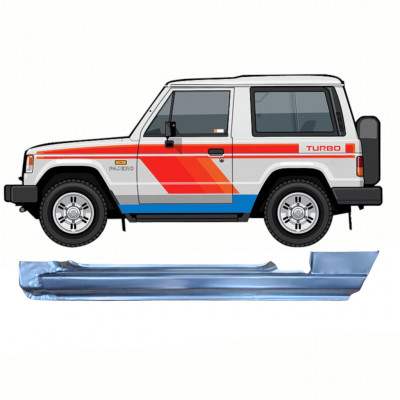 Visas slenkstis už Mitsubishi Pajero 1982-1992 / Kairė 8700