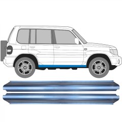 Slenkstis, apatinė už Mitsubishi Pajero Pinin 1998-2007 / Kairė + Dešinė / Rinkinys 11363