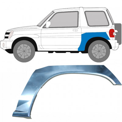 Galinė arka už Mitsubishi Pajero Pinin 1998-2007 / Kairė 5522