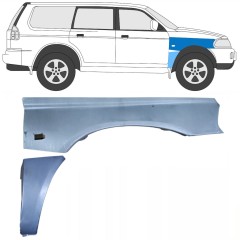 Sparno apatinė dalis už Mitsubishi Pajero Sport 1996-2008 / Dešinė / Rinkinys 8542