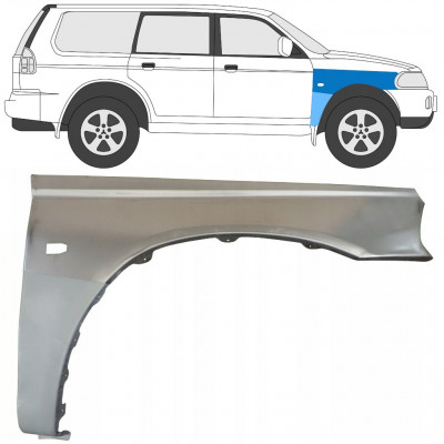 Sparno apatinė dalis už Mitsubishi Pajero Sport 1996-2008 / Dešinė / Rinkinys 8542