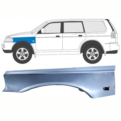 Sparno apatinė dalis už Mitsubishi Pajero Sport 1996-2008 / Kairė 8398