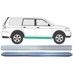 Slenkstis vidinė + išorinė dalis už Mitsubishi Pajero Sport 1996-2008 / Kairė = Dešinė (simetriška) / Rinkinys 14873
