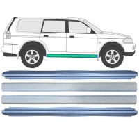 Slenkstis vidinė + išorinė dalis už Mitsubishi Pajero Sport 1996-2008 / Kairė + Dešinė / Rinkinys 14874