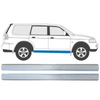 Slenkstis vidinė dalis už Mitsubishi Pajero Sport 1996-2008 / Kairė + Dešinė / Rinkinys 14872