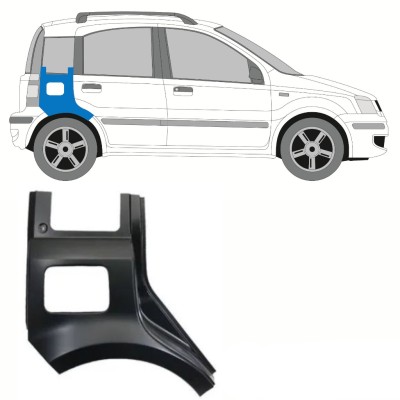 Galinė arka už Fiat Panda 2003-2012 / Dešinė 10751