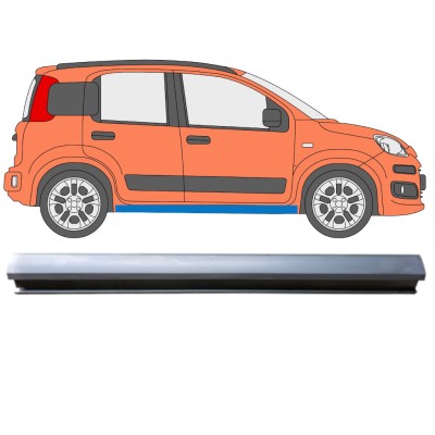 Slenkstis, apatinė už Fiat Panda 2012- / Kairė = Dešinė (simetriška) 14970