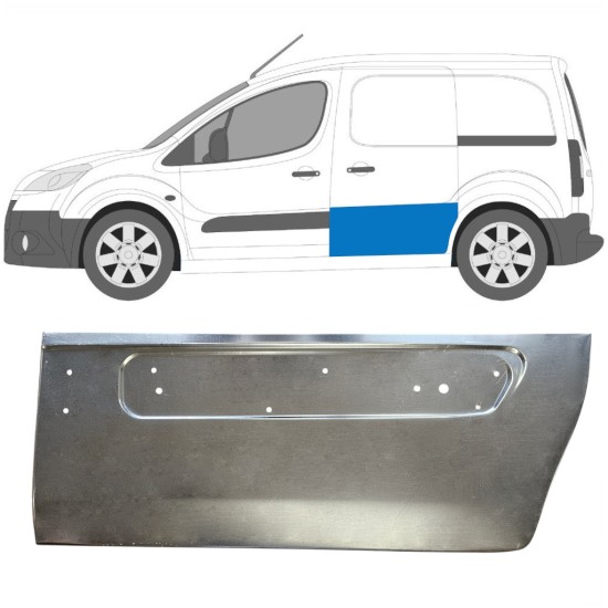 Stumdomų durų dalis už Peugeot Partner 2008-2018 / Kairė 16623