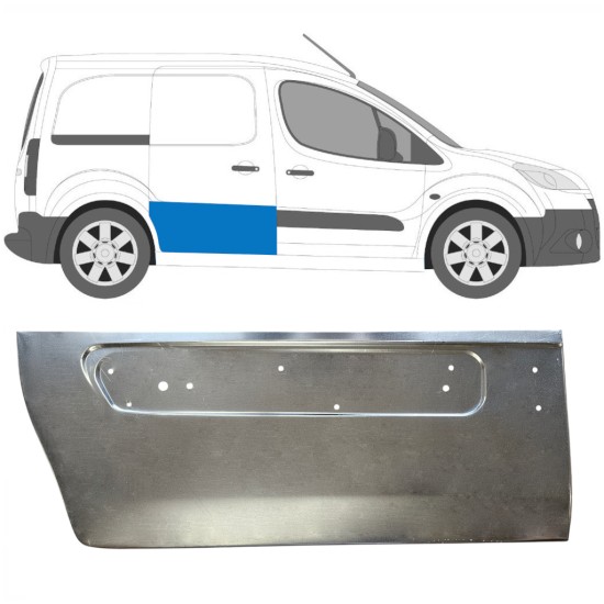Stumdomų durų dalis už Peugeot Partner 2008-2018 / Dešinė 16622