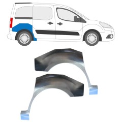 Galinė arka už Peugeot Partner 2008-2018 / Kairė + Dešinė / Rinkinys 15867