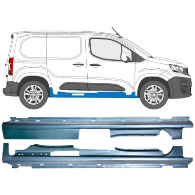 Visas slenkstis už Citroen Berlingo 2018-2023 / Kairė / Dešinė / Kairė + Dešinė / Rinkinys 13368