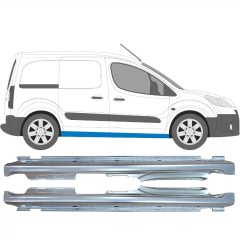 Slenkstis, apatinė už Citroen Berlingo 2008-2018 / Kairė + Dešinė / Rinkinys 14012