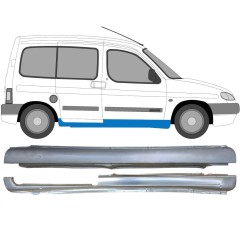 Slenkstis, apatinė už Citroen Berlingo 1996-2008 / Dešinė / Rinkinys 14019
